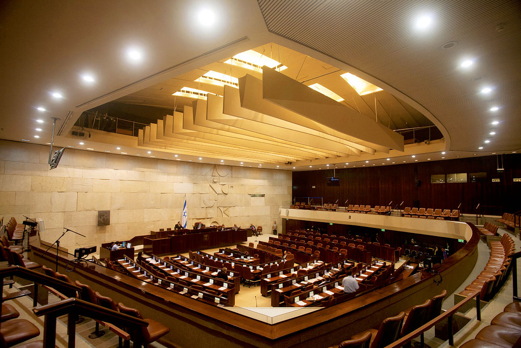 Intérieur de la Knesset